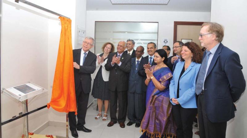 Ambassador of European Union to India and Bhutan Tomasz Kozlowski inaugurates DES at MAHE in Manipal on Saturday (Photo: DC)
