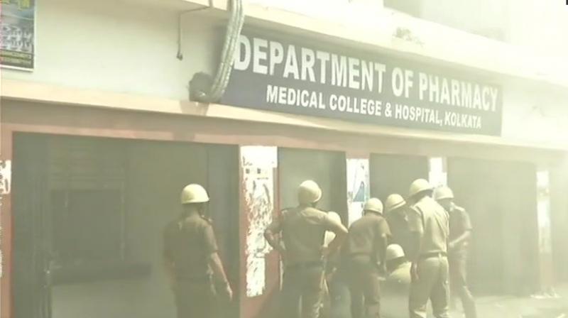 According to reports, around 250 patients were evacuated immediately and moved to safety. (Photo: ANI/Twitter)