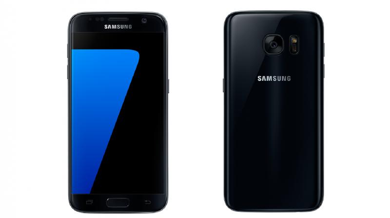 Galaxy S7 Black Onyx variant.