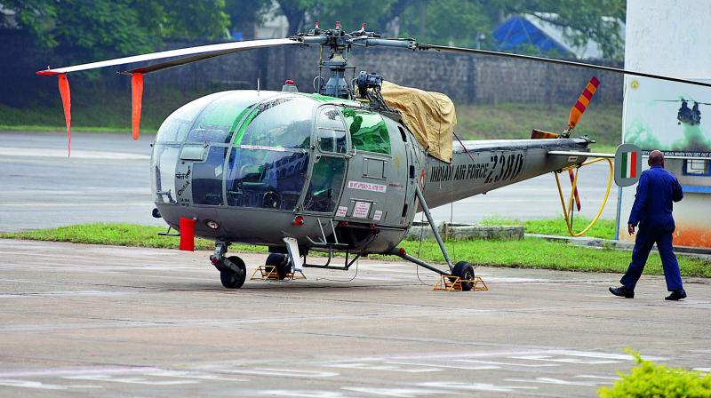 The Indian Air Forces most widely used helicopter for training, light utility and light attack roles is the HAL-made Chetak. (Photo: DC)