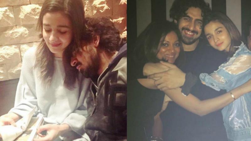 The pictures that Alia shared on Instagram.