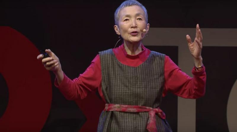 Masako Wakamiya now has her own website where she produces Excel art tutorials to help senior computer users. (Credit: YouTube)