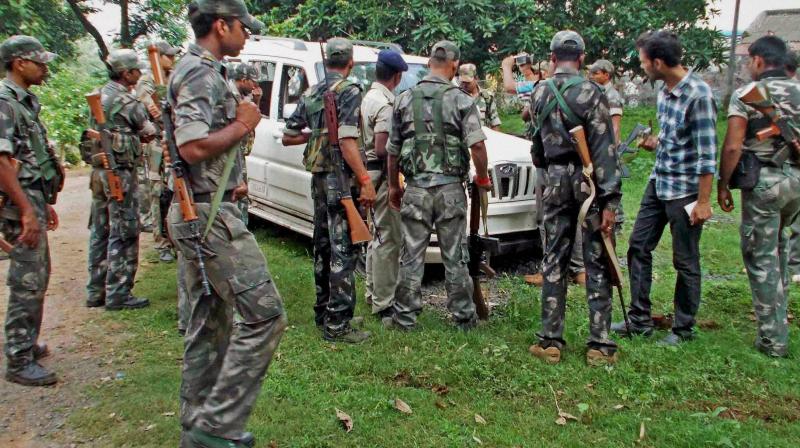 At least four jawans of Odisha State Armed Police were on Wednesday evening killed in an IED blast in Odishas Koraput district. (Photo: PTI/Representational)