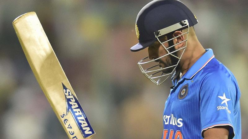 MS Dhoni also explained that chasing 243 which he felt was a par-score on a difficult track is more challenging that chasing 300 plus totals. (Photo: PTI)