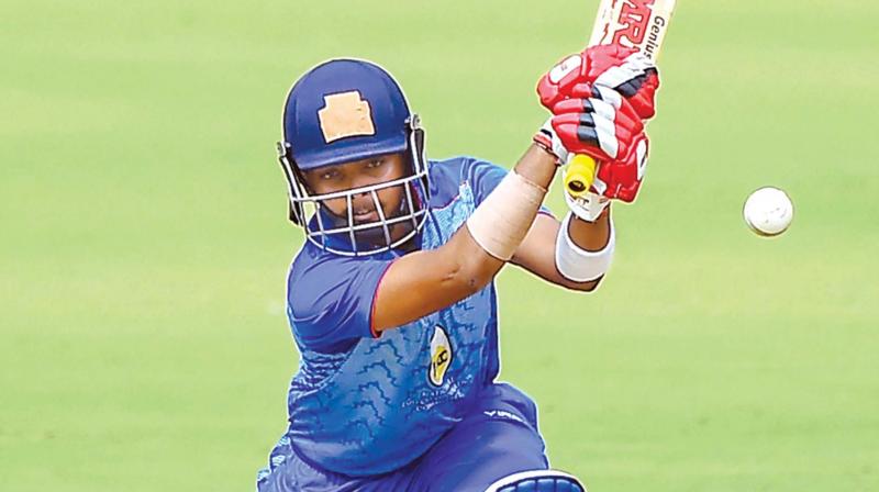 Mumbais Prithvi Shaw in action against Hyderabad on Wednesday (Photo: AP)
