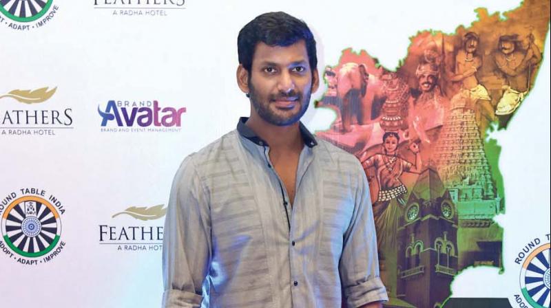 Actor, SIAA secretary and TFPC president Vishal