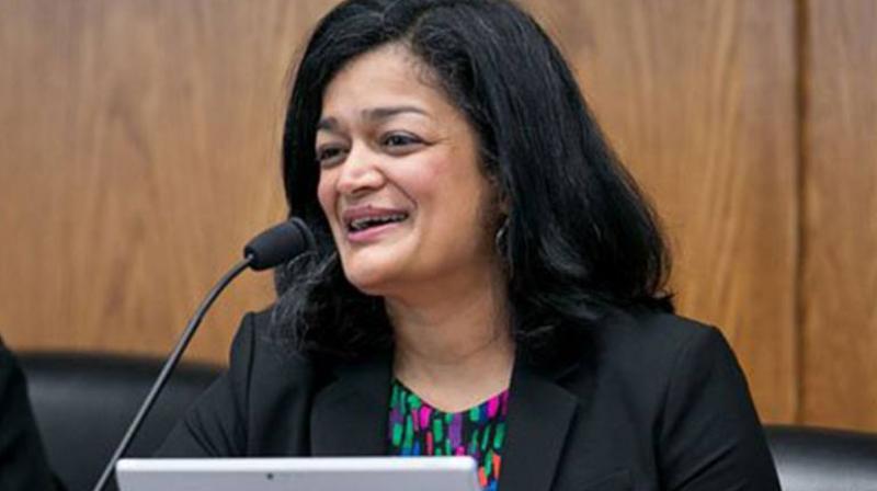 51-year-old Jayapal got 57 per cent of the votes from Washington State, leaving behind her rival Brady Walkinshaw who secured 43 per cent votes. (Photo: Twitter)