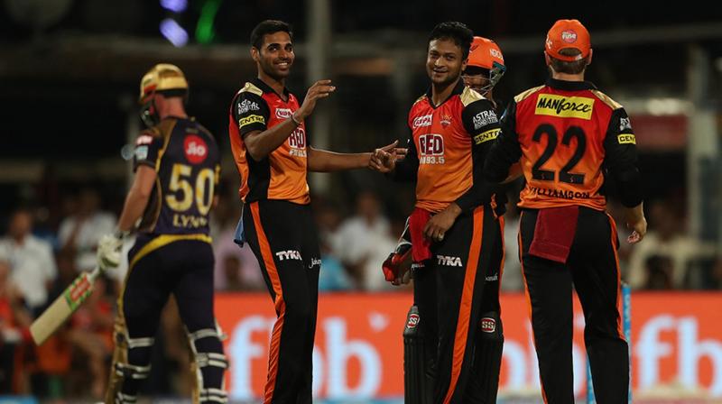 Bhuvneshwar Kumar has been affected by a niggling back injury and has missed the last 2-3 games for the SRH. (Photo: BCCI)