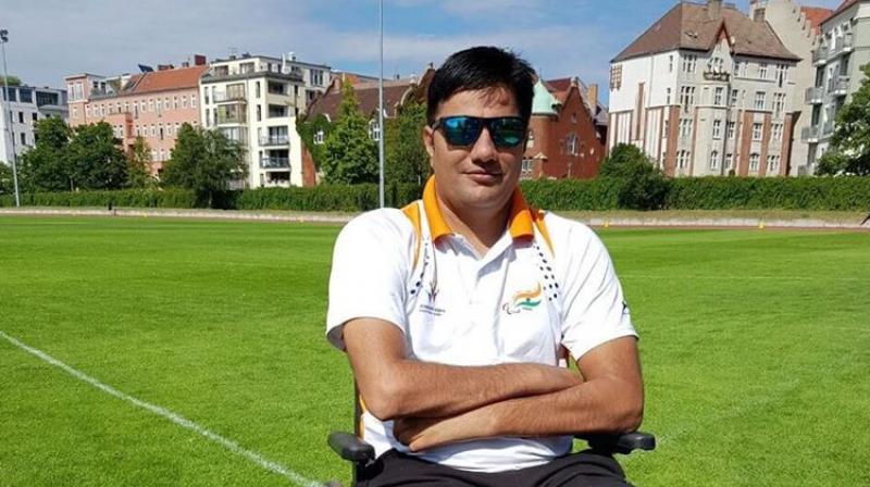 Amit Kumar Saroha is the first quadriplegic to represent India at a Paralympic Games (London 2012). (Photo: Facebook)
