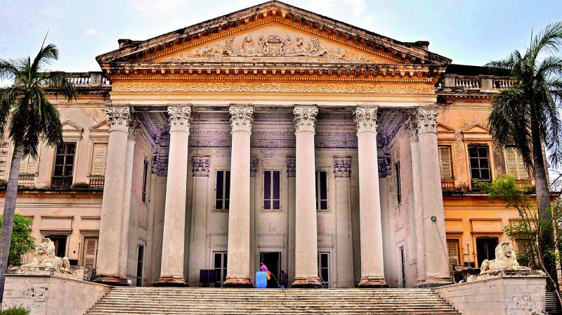 The former British Residency building that has a Darbar Hall, which the TS government is planning to convert into a museum to display Hyderabads historical artefacts. (Photo: DC)