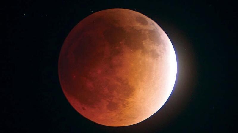 The unusual \super blue blood moon\, which will be at its closest point to earth on Wednesday, will also experience an eclipse.