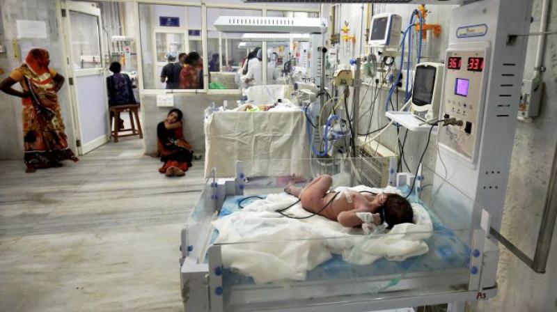 The Congress on Sunday also demanded a court-monitored probe into the deaths of babies at the Ahmedabad civil hospital. (Photo: PTI)