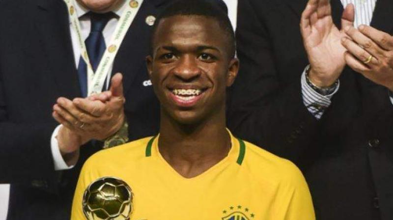 Vinicius Jr shot to prominence when he helped Brazil win the U-17 South American Championship in March. (Photo: AFP)