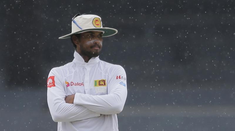 Chandimal, who was named test captain after the resignation of Angelo Mathews, missed the first match because of pneumonia. (Photo:AP)
