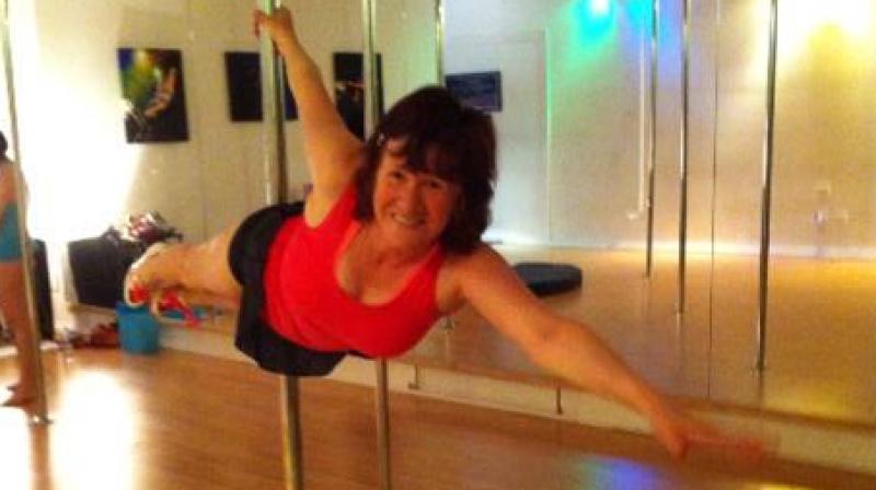 Lyn Dellavedova has been pole dancing for seven years. (Photo: Facebook / Lyn Dellavedova)