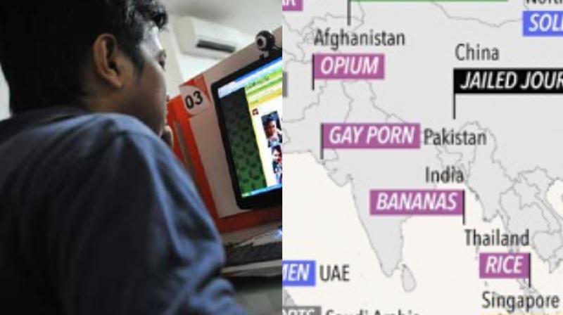India famous for bananas, Pakistan for gay porn, says new data map