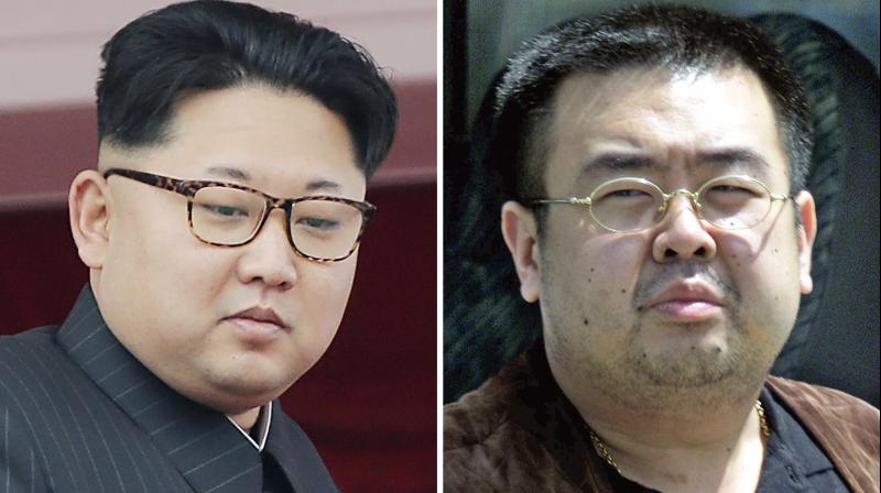 North Korean leader Kim Jong Un, left, on May 10, 2016, in Pyongyang, North Korea, and Kim Jong Nam, right, exiled half brother of Kim Jong Un. (Photo: AP)