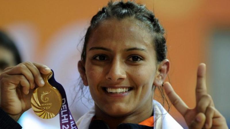 Wrestler Geeta Phogat clinched a gold medal during the 2010 Commonwealth Games. (Photo: AFP)