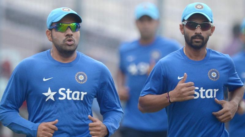 The selected players have been prepping up for the upcoming tour of England with the high-intensity test but not Rohit, who had taken permission from the BCCI for postponing it to Tuesday.(Photo: AFP)