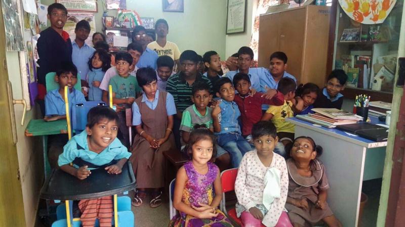 The school took care of these children and helped them learn.