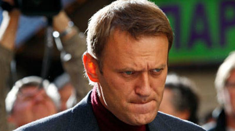 Navalny called the protest over his anti-corruption investigation into Prime Minister Dmitry Medvedev linking the latter to huge mansions and vineyards in a video report. (Photo: AP)