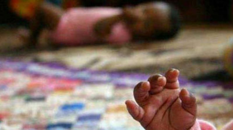 In the first week of April 2016, an infant barely a few months old was found with her throat slit in her own home in Neredmet. (Representational image)