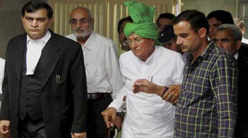 Ongoing feud within Chautala family escalated with INLD chief Om Prakash Chautala expelling his son Ajay Singh from primary membership of party for alleged anti-party activities. (Photo: File | PTI)