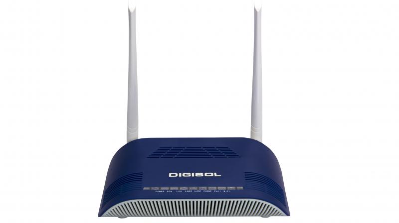 The new DIGISOL Wi-Fi router also supports NAT, firewall function, IPv4 and IPv6 dual stack.