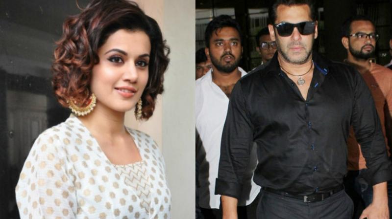 Taapsee Pannu will be sharing screen space with Salman Khan for the first time.