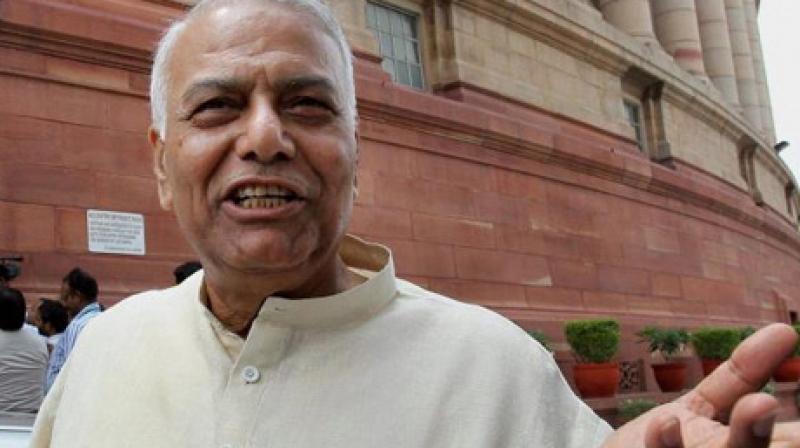 On Wednesday, former finance minister Yashwant Sinha launched a scathing attack on the BJP-led Central Governments economic policy. (Photo: PTI)