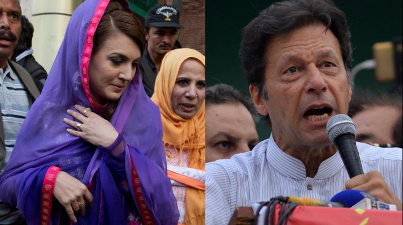 Reham Khan, ex-wife of Imran Khan, took to Twitter to clarify that the opinion piece, titled,  Imran Khan is best ex-husband Ive ever had , is a  fake news . (Photo: AP / AFP)
