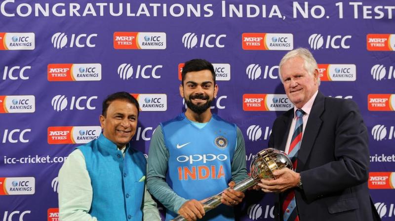 It is heartening to be at the top of the Test rankings in an era when its challenging to do consistently well across formats. But that is something that we have managed fairly well and something that Id like my team to continue doing with their hard work and determination,  said Virat Kohli. (Photo: BCCI)
