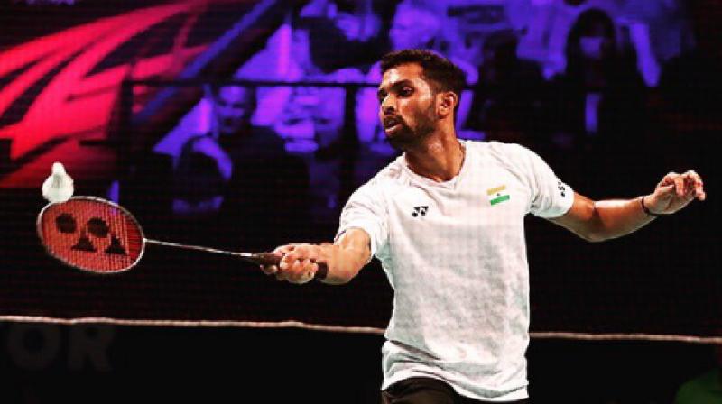 \Good win against Vittinghus last night to advance to the Quarterfinals!! Tricky one awaiting later in the evening,\ Prannoy tweeted after the match. (Photo: Twitter/HS Prannoy)