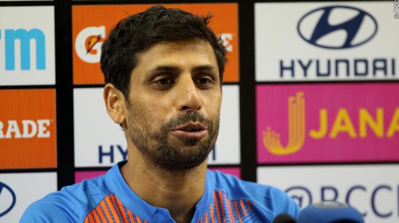 Ashish Nehra made it clear that he did not ask for a farewell game, calling himself lucky that he got one in front of his home crowd.(Photo:BCCI)