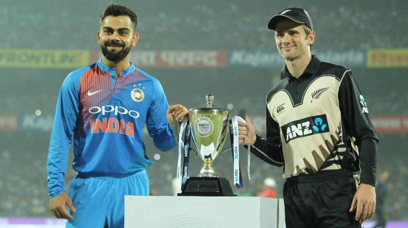 Virat Kohli will be looking to wrap up the series in Rajkot, While Kane Williamson willlook to win the match and take the series to the final game at Thiruvananthapuram on November 7. (Photo: BCCI)