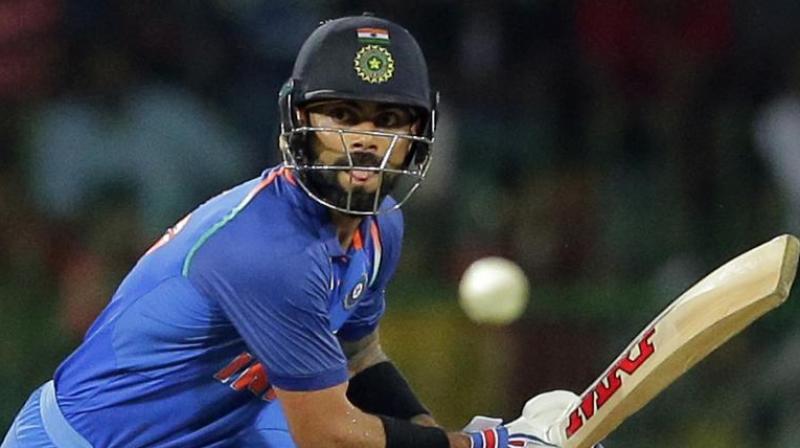 Kohli scored an unbeaten 20 off 22 balls in the first T20I against England at Old Trafford as India won by eight wickets. (Photo: AP)