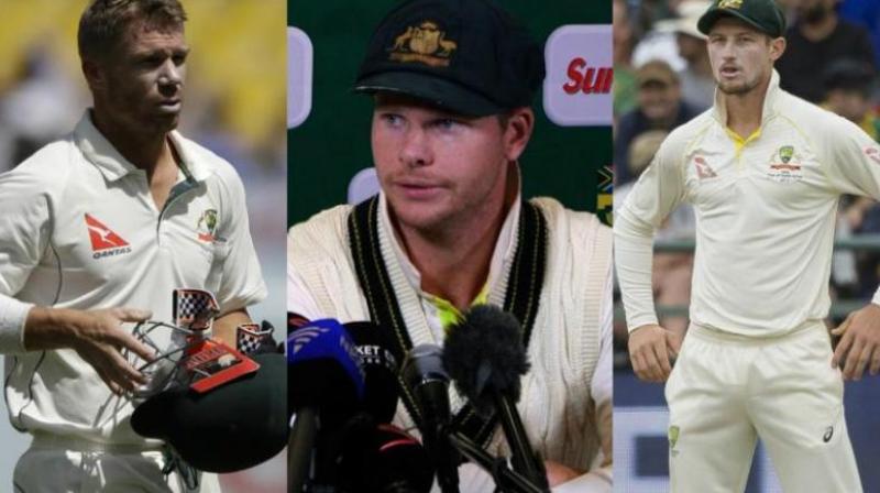 Smith and Warner, along with Cameron Bancroft were found guilty of artificially altering the condition of the ball during the third Test of the four-match series against South Africa in Cape Town, four months back. (Photo: AP / AFP)