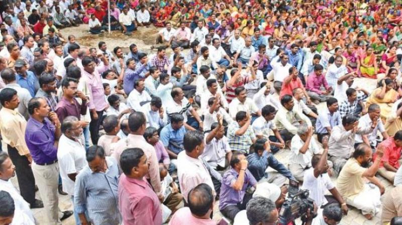 Nearly eight lakh government employees and teachers took part in the indefinite agitation, which commenced on January  22. (Representational Image)