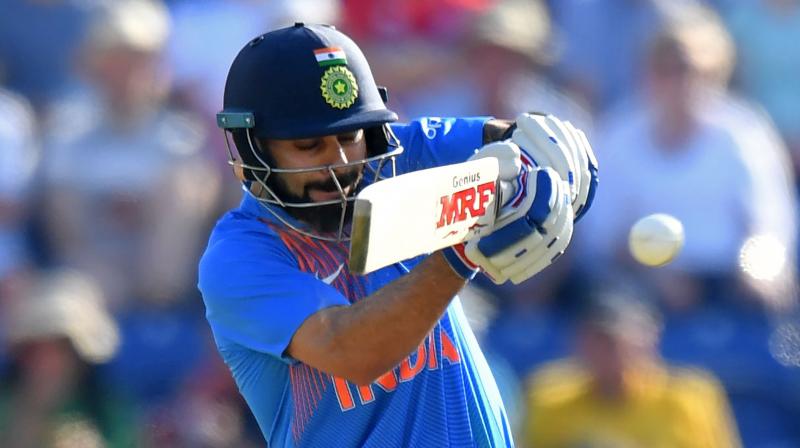 With crickets blue riband tournament scheduled to be held in UK next year, the ODI series will give Virat Kohli an ideal opportunity to get a drift about the conditions that his men are expected to encounter at exactly same time next year. (Photo: AFP)