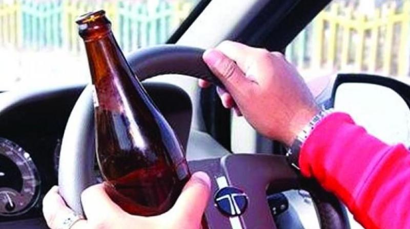 Two days ago, a few women who were caught drunk driving entered into an argument and did not cooperate with the traffic police who wanted to run a BAC (Blood Alcohol Content) test on them. (Representional Image)