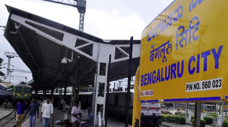 In a step towards becoming disabled friendly, Braille signage boards were inaugurated at Krantiveera Sangolli Rayanna Station on Tuesday to help the visually impaired.