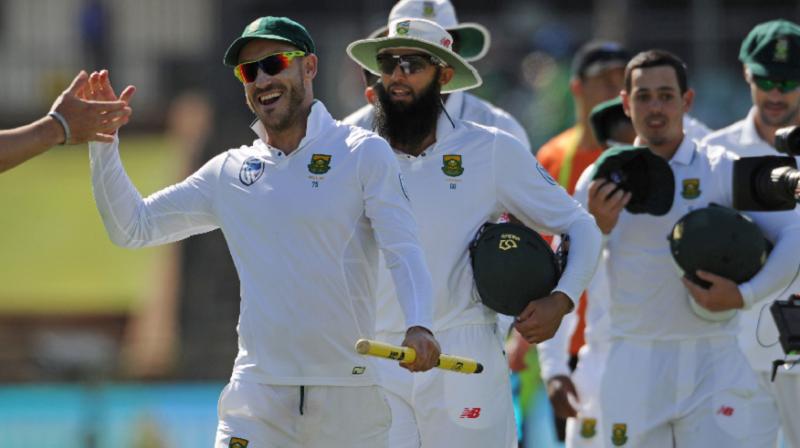 Standing in as skipper for the injured AB de Villiers and without pace spearhead Dale Steyn for all but a day and a half of the campaign, the 32-year-old Faf du Plessis delivered a 2-1 series triumph that sent Australia plummeting into crisis. (Photo: AFP)
