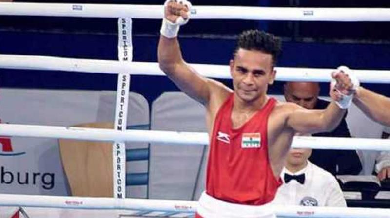 \It hurt a little bit more because I belong to the armed forces,\ said Indian boxer Amit Panghal as he dedicated his gold medal at the prestigious Strandja Memorial Tournament to the CRPF personnel who lost their lives in the Pulwama terror attack. (Photo: PTI / File)