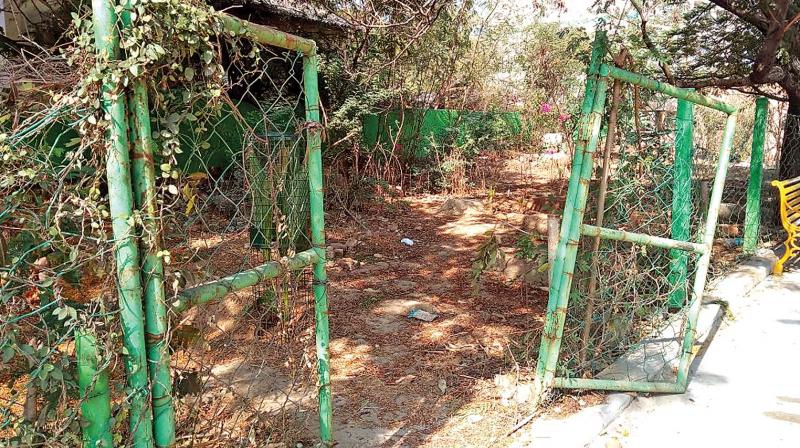 Poorly maintained crematorium inside and outside. (Photo:DC)