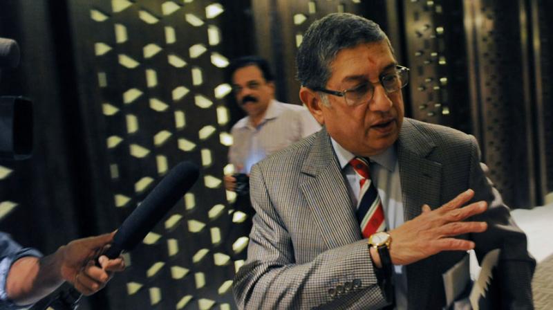 The meeting was attended by most of the veteran members rendered ineligible by SC order based on Lodha reforms, namely former BCCI president N Srinivasan. (Photo: AFP)
