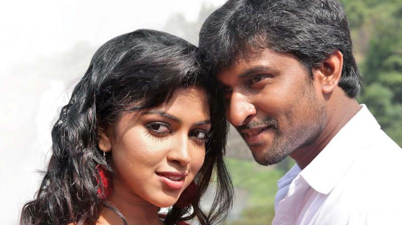 Nani plays a dual role in the film for which GV Prakash has composed the music.