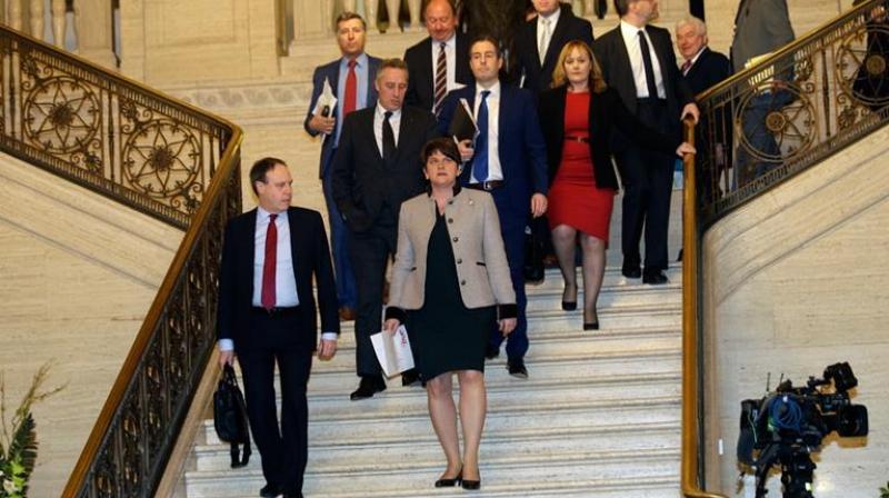 The elections were triggered as a Monday deadline passed for Catholic socialists Sinn Fein who refused to fill their top post in the two-party government, denouncing their Democratic Unionist partners as corrupt and bigoted. (Photo: AP)