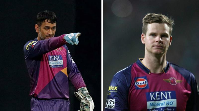 \We have shared some messages, MS (Dhoni) is very supportive and it doesnt change my professional relationship with him or anyone else,\ said Rising Puner Supergiants skipper Steve Smith. (Photo: BCCI)