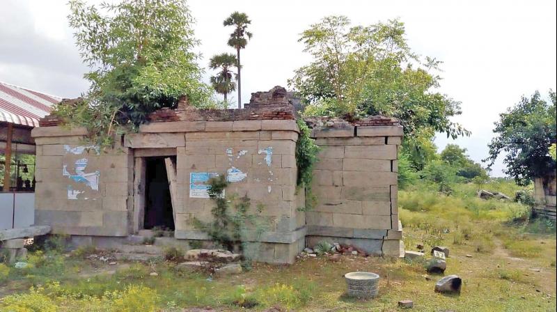 Avudiyar temple in Namakkal district in dilapidated condition, awaits authorities to provide funds for renovation.