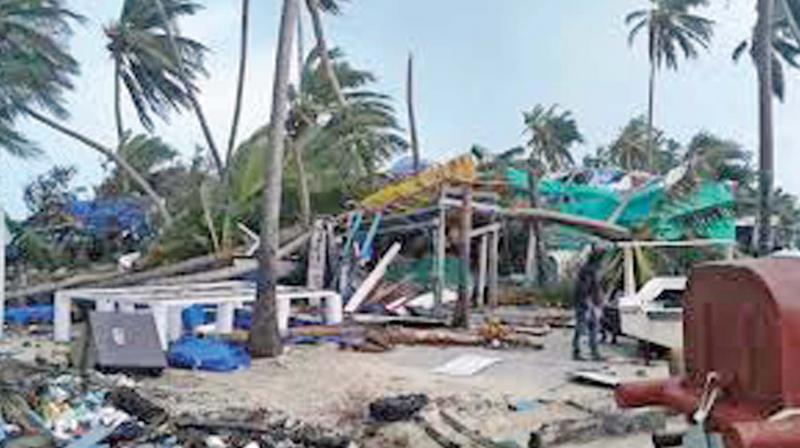 Ockhi cyclone devastation  (file pic)